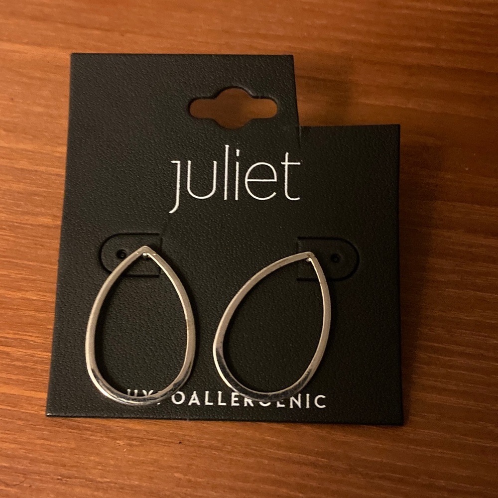 Juliet Silver Teardrop Earrings